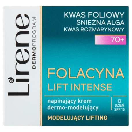 Lirene Folacyna Lift Intense 70+ Napinający krem dermo-modelujący na dzień 50 ml