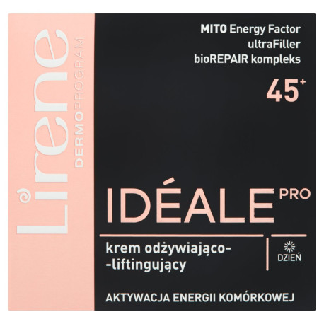 Lirene Idéale Pro 45+ Krem odżywiająco-liftingujący na dzień 50 ml