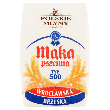Polskie Młyny Mąka pszenna wrocławska brzeska typ 500 1 kg