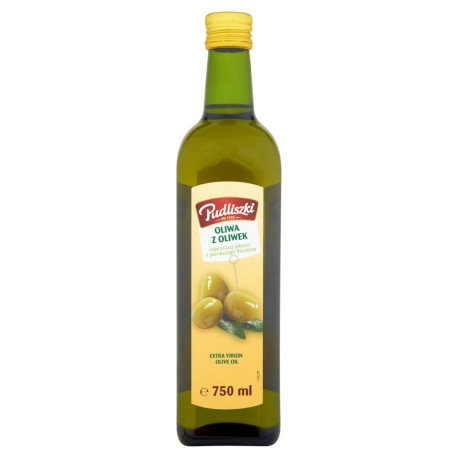 Pudliszki Oliwa z oliwek najwyższej jakości z pierwszego tłoczenia 750 ml