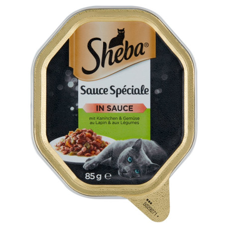 Sheba Sauce Spéciale Karma dla dorosłych kotów z królikiem i warzywami 85 g