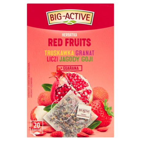 Big-Active Red Fruits Herbatka 45 g (20 x 2,25 g)