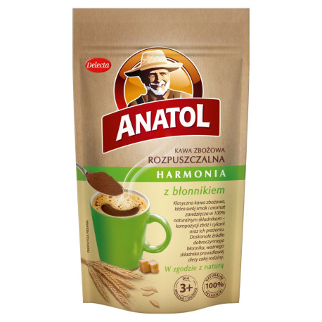 Delecta Anatol Harmonia Kawa zbożowa rozpuszczalna 100 g