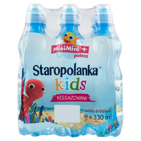 Staropolanka Kids Woda źródlana niegazowana 9 x 330 ml