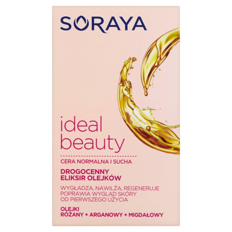 Soraya Ideal Beauty Drogocenny eliksir olejków cera normalna i sucha 50 ml