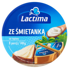 Lactima Ser topiony ze śmietanką 140 g (8 x 17,5 g)
