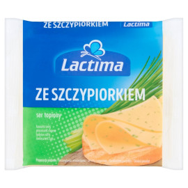 Lactima Ser topiony w plasterkach ze szczypiorkiem 130 g (8 x 16,25 g)