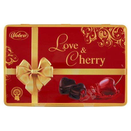 Vobro Love & Cherry Czekoladki nadziewane wiśnią w alkoholu 290 g