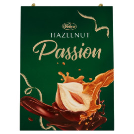Vobro Hazelnut Passion Praliny nadziewane kremem orzechowym i z orzechem laskowym 182 g