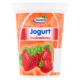Mlekpol Jogurt truskawkowy 400 g