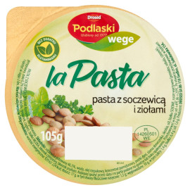 Drosed Podlaski wege la Pasta Pasta z soczewicą i ziołami 105 g