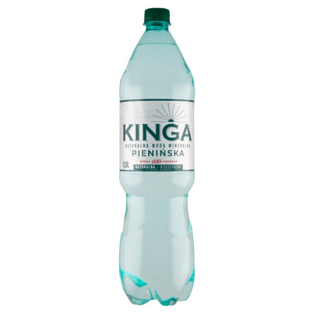 Kinga Pienińska Naturalna woda mineralna niskosodowa delikatnie gazowana 1,5 l