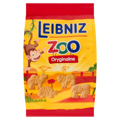 Leibniz ZOO Oryginalne Herbatniki o smaku maślanym 100 g