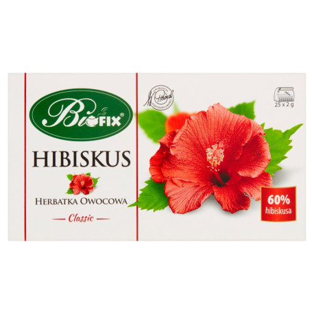 Bifix Classic Herbatka owocowa hibiskus 50 g (25 x 2 g)