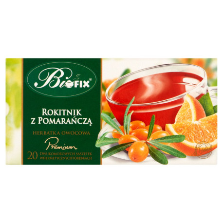 Bifix Premium Rokitnik z pomarańczą Herbatka owocowa 40 g (20 torebek)