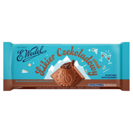 E. Wedel Czekolada mleczna z nadzieniem o smaku likieru czekoladowego 287 g