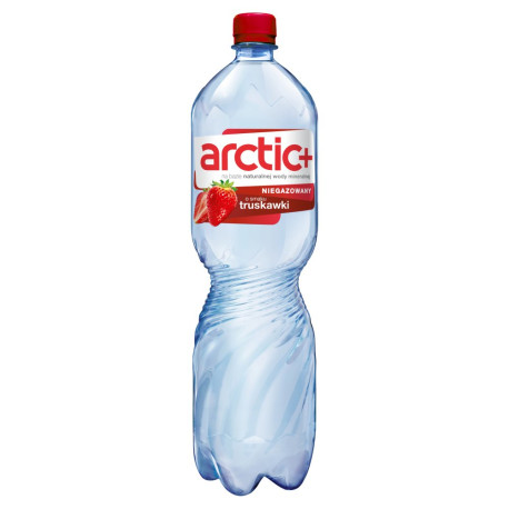 Arctic Plus Napój niegazowany o smaku truskawki 1,5 l