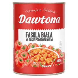 Dawtona Fasola biała w sosie pomidorowym 400 g