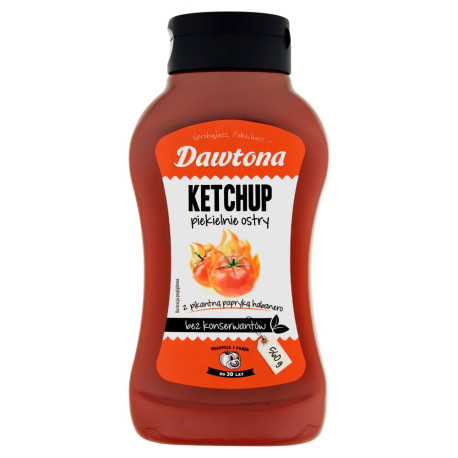 Dawtona Ketchup piekielnie ostry 560 g
