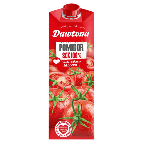 Dawtona Sok 100% pomidor 1 l