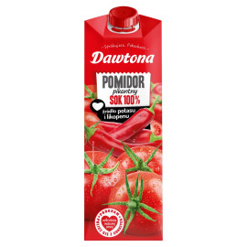 Dawtona Sok 100% pomidor pikantny 1 l