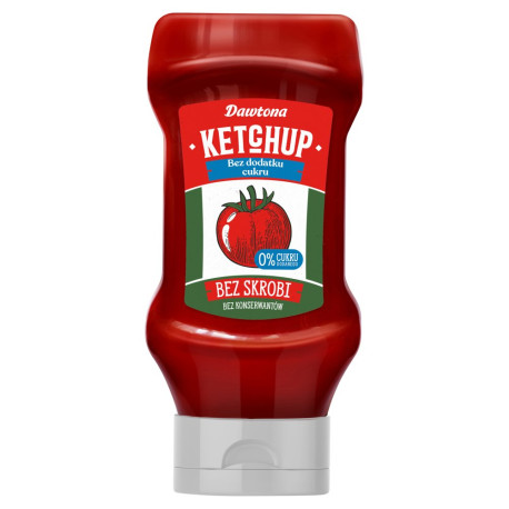 Dawtona Ketchup bez dodatku cukru 450 g