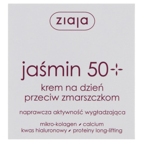 Ziaja Jaśmin 50+ Krem na dzień przeciw zmarszczkom 50 ml