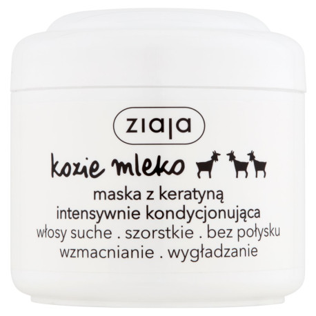 Ziaja Kozie mleko Maska do włosów z keratyną intensywnie kondycjonująca 200 ml