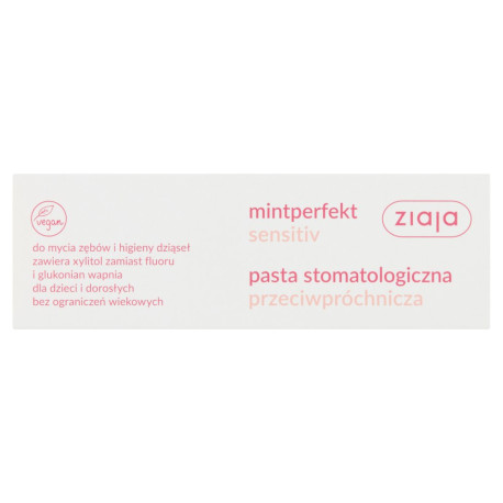 Ziaja Mintperfekt Sensitiv Pasta stomatologiczna przeciwpróchnicza 75 ml