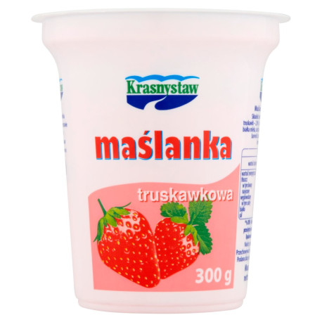Krasnystaw Maślanka truskawkowa 300 g