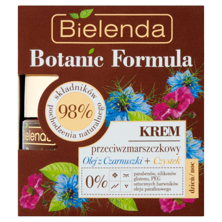 Bielenda Botanic Formula Krem przeciwzmarszczkowy na dzień noc olej z czarnuszki + czystek 50 ml