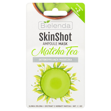 Bielenda Skin Shot Matcha Tea Detoksykująca maseczka 8 g