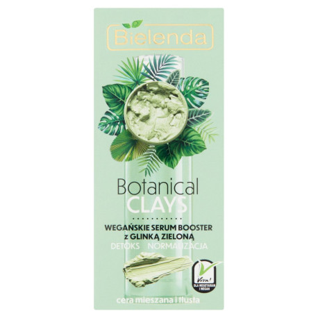 Bielenda Botanical Clays Wegańskie serum booster z glinką zieloną 30 ml