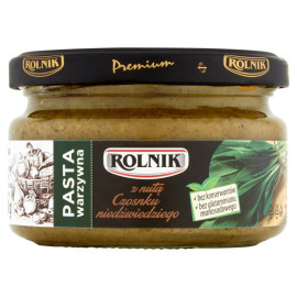 Rolnik Premium Pasta warzywna z nutą czosnku niedźwiedziego 190 g