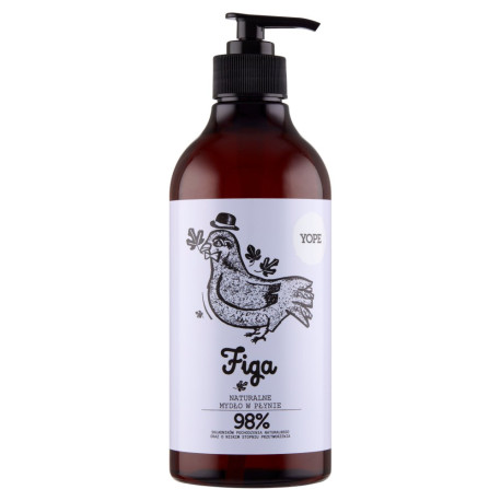 Yope Naturalne mydło w płynie figa 500 ml