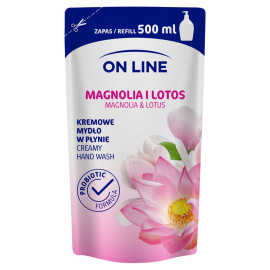 On Line Kremowe mydło w płynie zapas magnolia i lotos 500 ml
