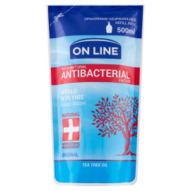 On Line Original Mydło w płynie z czynnikiem antybakteryjnym opakowanie uzupełniające 500 ml