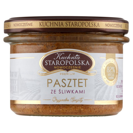Kuchnia STAROPOLSKA Premium Pasztet ze śliwkami 160 g
