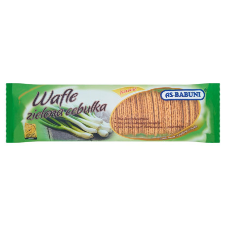 As-Babuni Wafle zielona cebulka 100 g