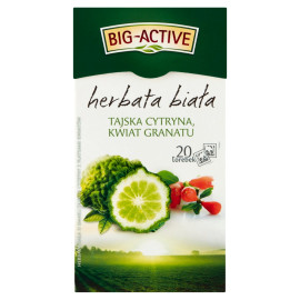 Big-Active Herbata biała tajska cytryna kwiat granatu 30 g (20 x 1,5 g)