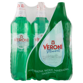 Veroni Mineral Perle Naturalna woda mineralna gazowana 6 x 1,5 l