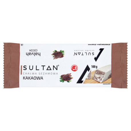 Sultan Chałwa sezamowa kakaowa 100 g
