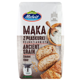 Melvit Mąka z płaskurki pełnoziarnista 1 kg