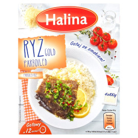 Halina Ryż Gold Parboiled 400 g (4 x 100 g)