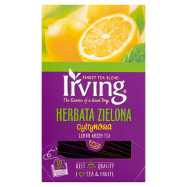 Irving Herbata zielona cytrynowa 30 g (20 torebek)