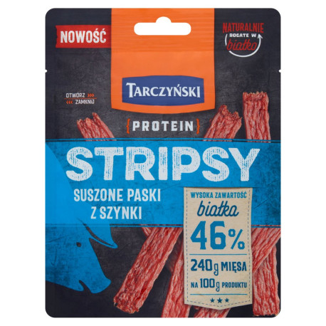 Tarczyński Protein Stripsy Suszone paski z szynki 50 g