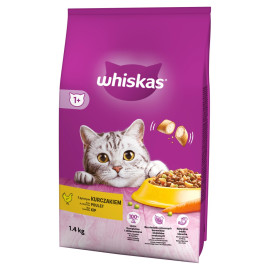 Whiskas Sucha karma dla kotów z pysznym kurczakiem 1,4 kg