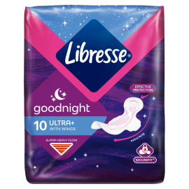 Libresse Ultra Goodnight Flex System Podpaski 10 sztuk