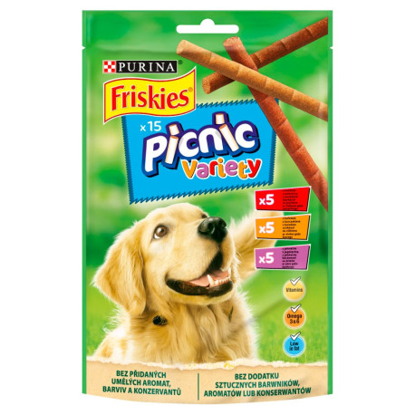 Friskies Picnic Variety Karma dla psów 126 g (15 sztuk)