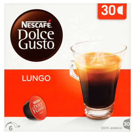 Nescafé Dolce Gusto Lungo Kawa w kapsułkach 210 g (30 sztuk)